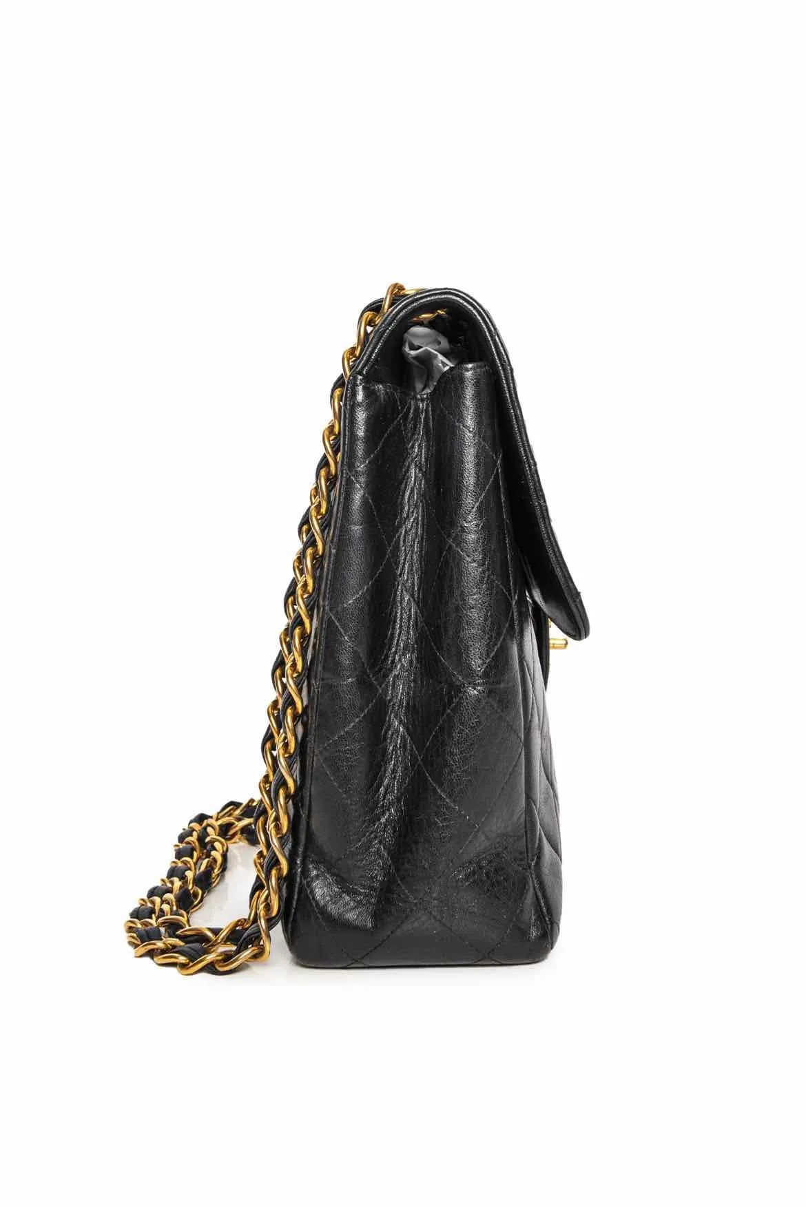 Chanel Vintage Jumbo Classic Flap Shoulder Bag
