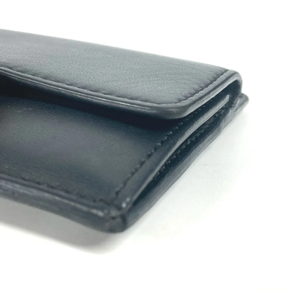 FENDI Card Case 8M0423 leather black name card holder Baguette Card Case Women Used