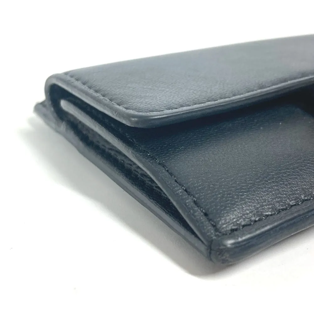 FENDI Card Case 8M0423 leather black name card holder Baguette Card Case Women Used