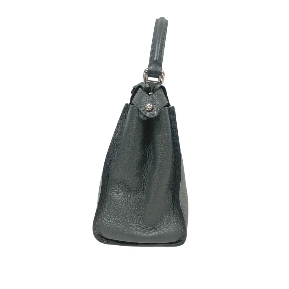 FENDI Handbag leather gray Celeria Peek-a-boo regular