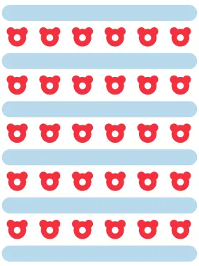 Kido Chicago Cub Flag Gift Wrap