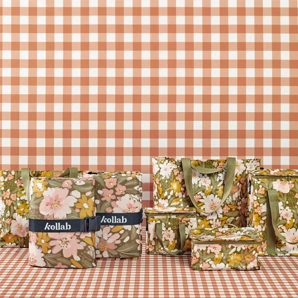 Market Bag - Khaki Floral
