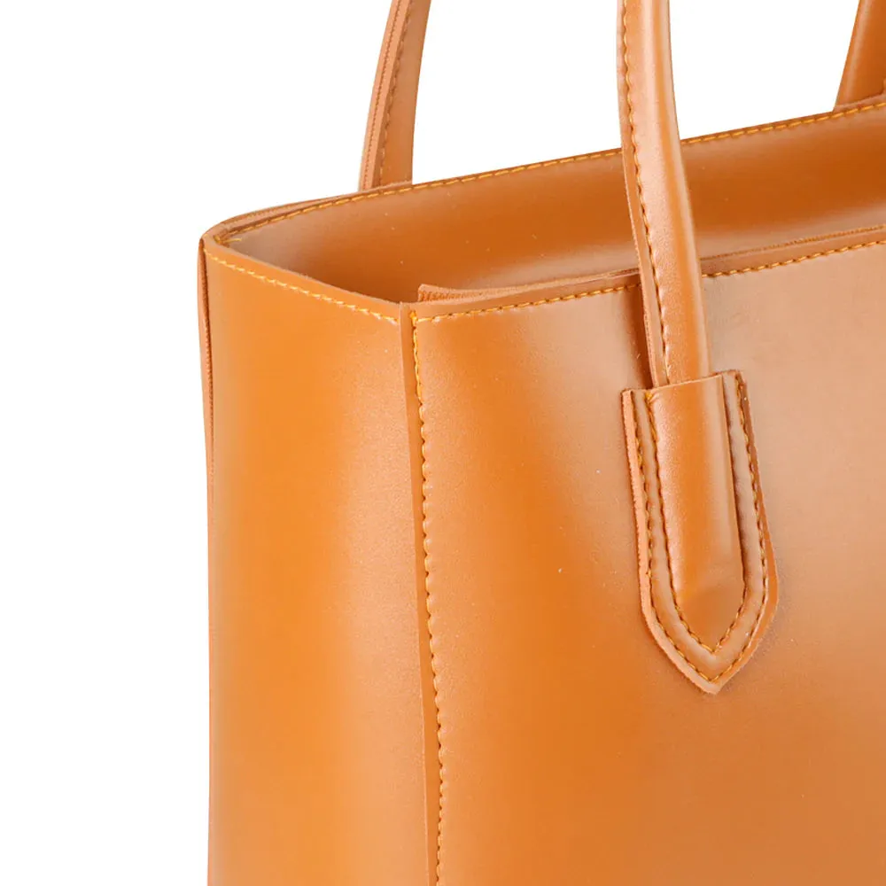 OLAY BROWN HANDBAG