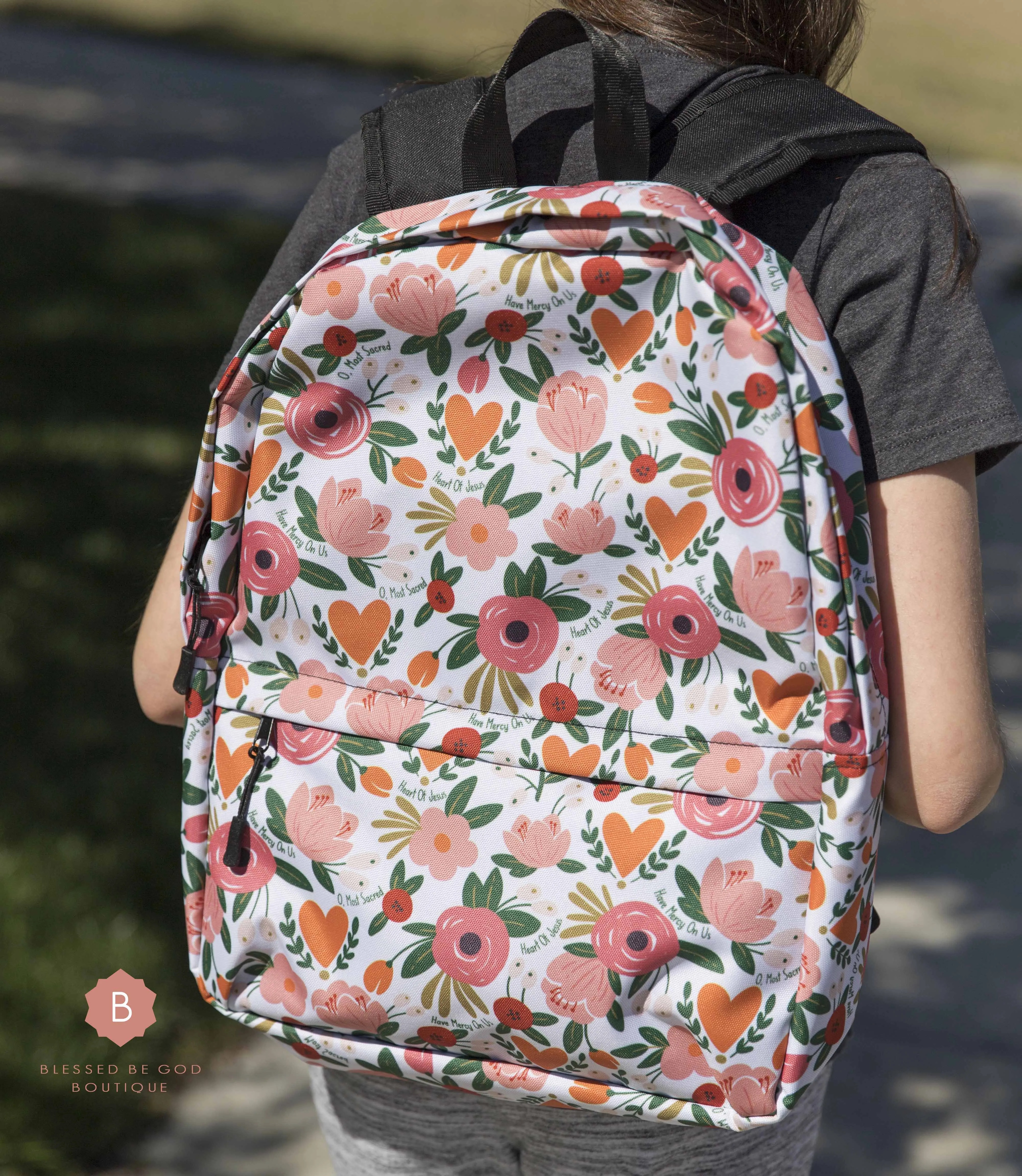 Sacred Heart of Jesus Catholic Backpack
