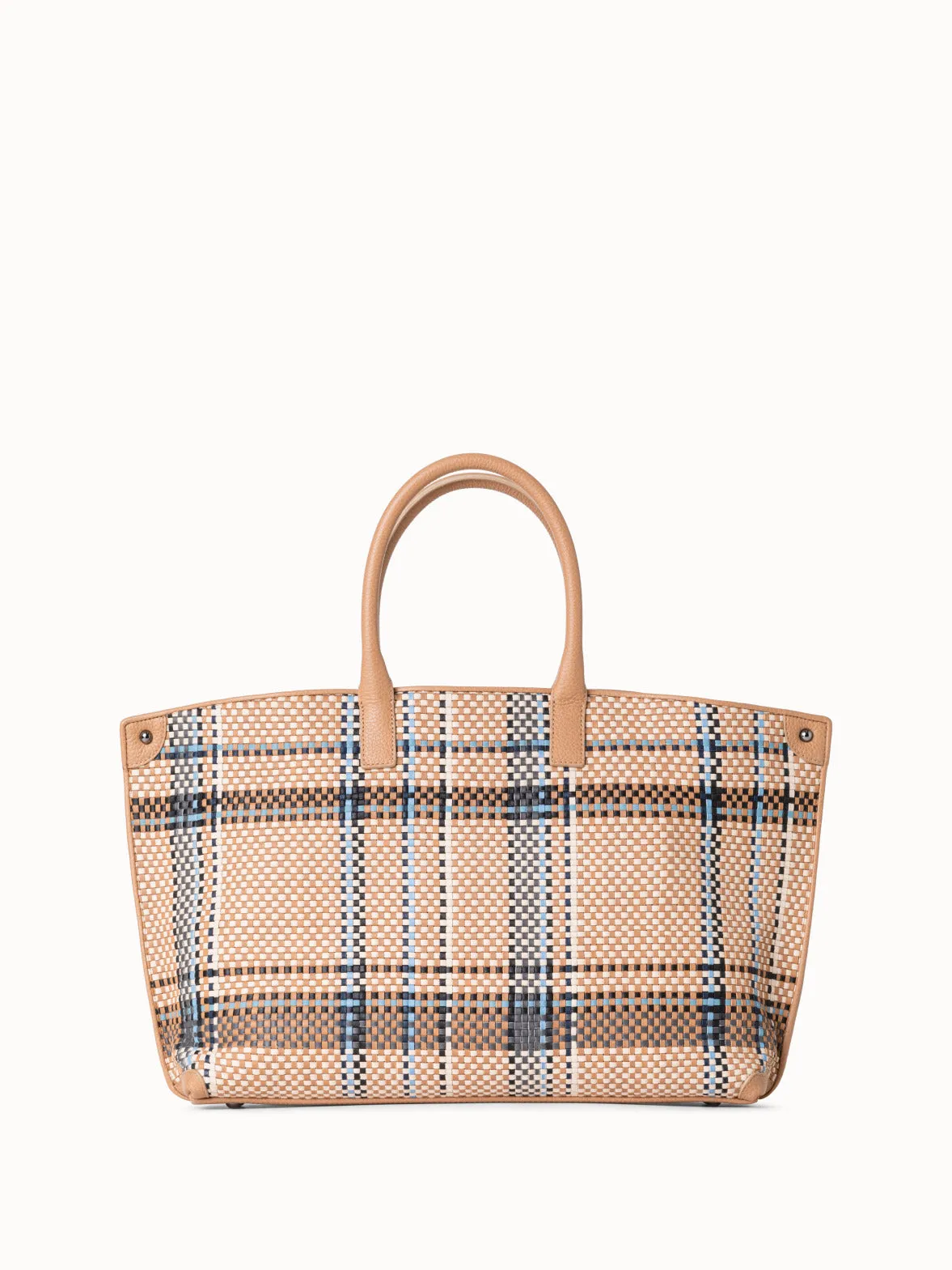 Small Ai Henkeltasche aus gewebtem Leder