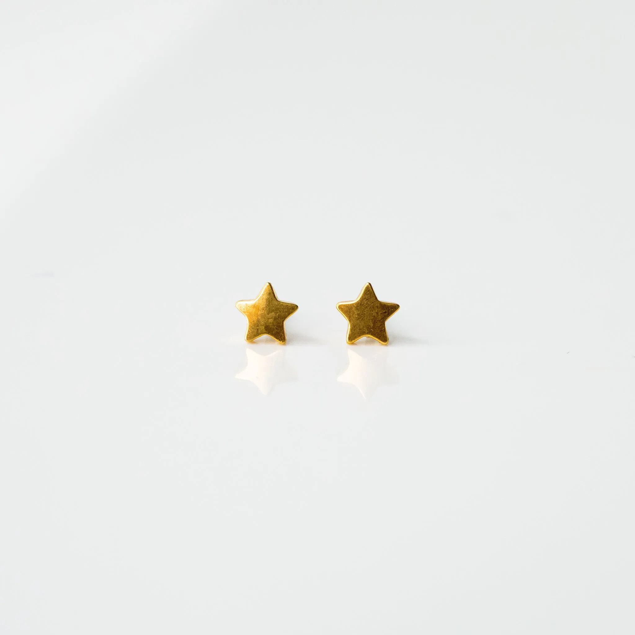 Star Flat Back Sleeper Earrings