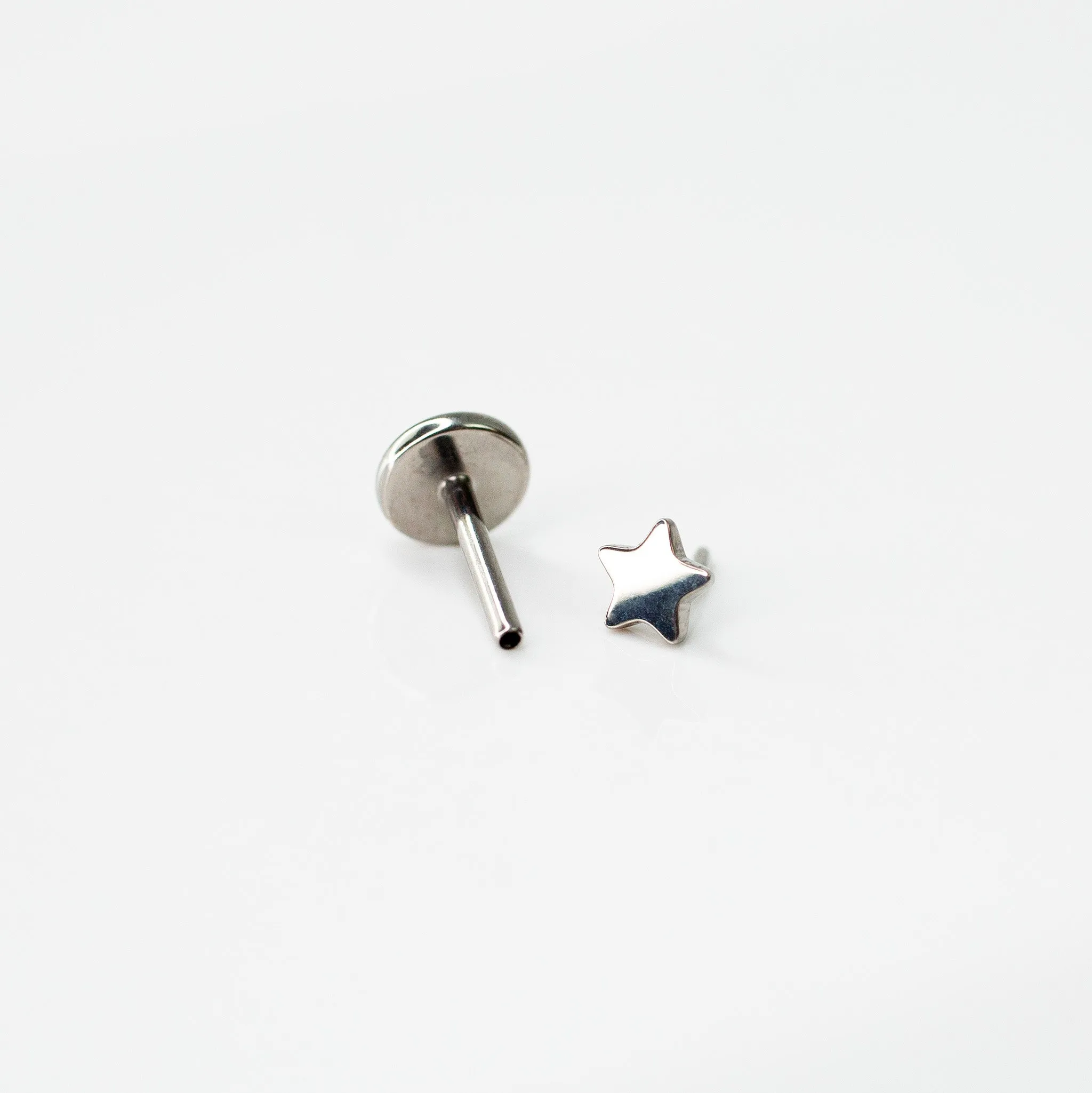 Star Flat Back Sleeper Earrings
